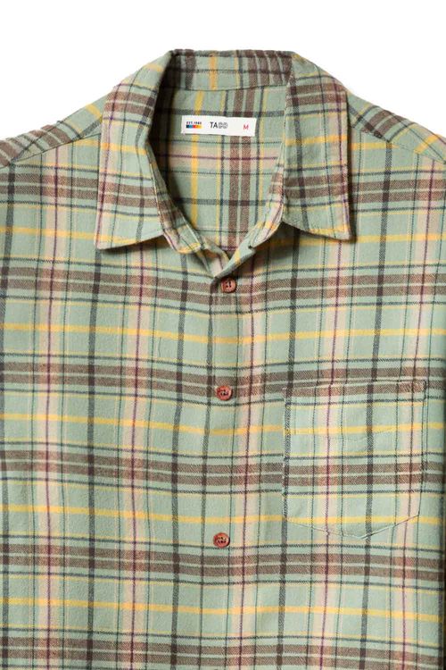 Camisa Xadrez Flanelada Verde