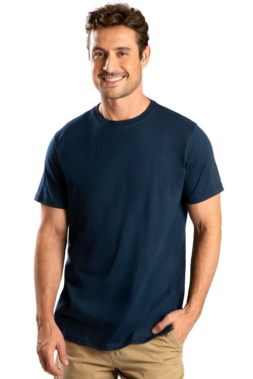 T-Shirt Básica Comfort Azul Marinho