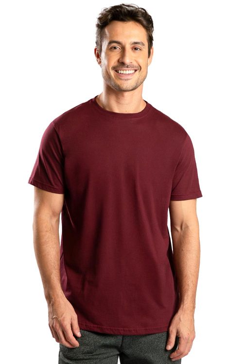T-Shirt Básica Comfort Vinho