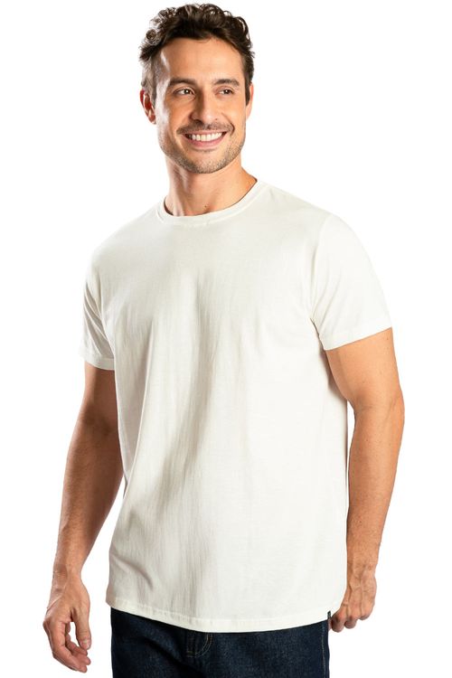 T-Shirt Básica Comfort Off White