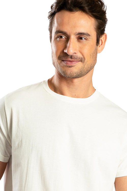 T-Shirt Básica Comfort Off White