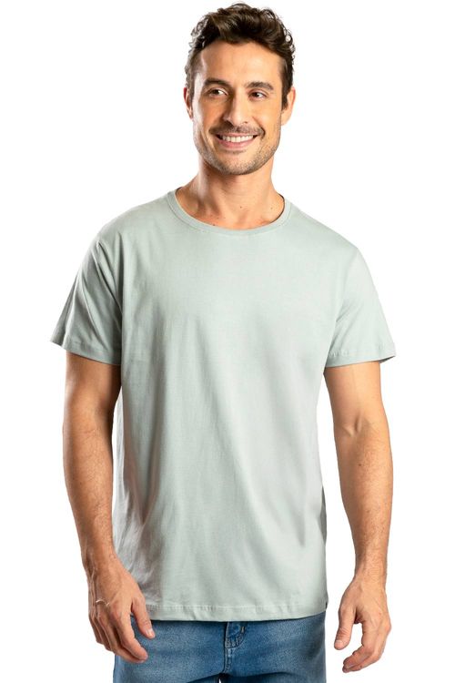 T-Shirt Básica Comfort Cinza