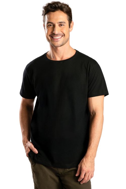 T-Shirt Básica Comfort Preto