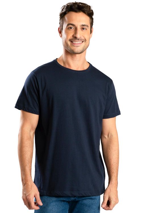 T-Shirt Básica Comfort Azul Marinho