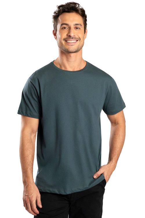 T-Shirt Básica Comfort Chumbo