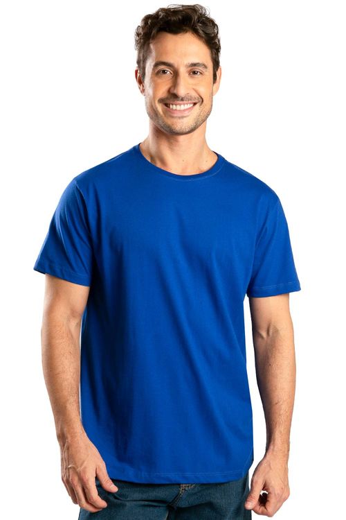 T-Shirt Básica Fit Azul Royal