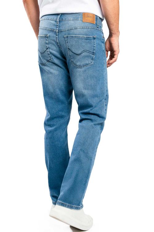 Calça Jeans Straight Destroyer