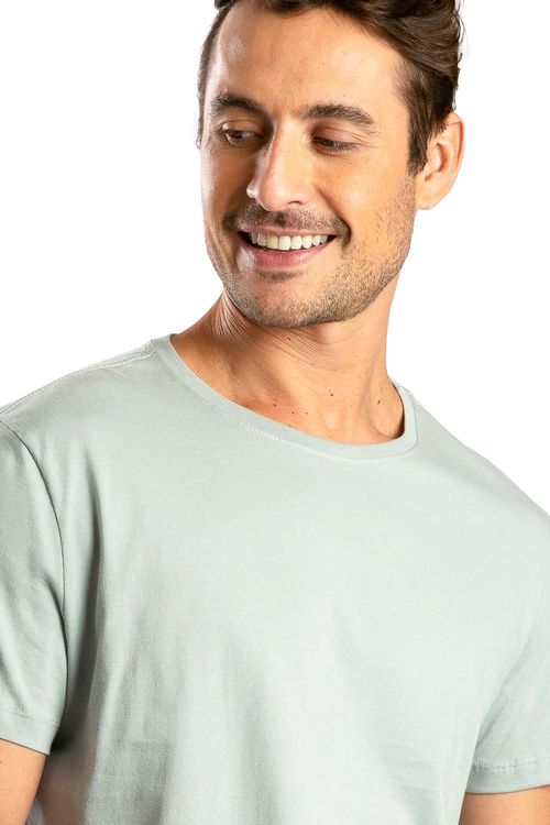 T-Shirt Básica Comfort Cinza