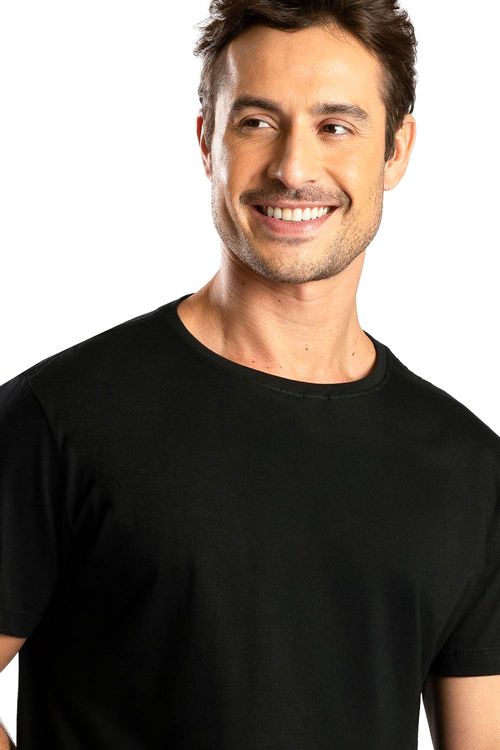T-Shirt Básica Comfort Preto