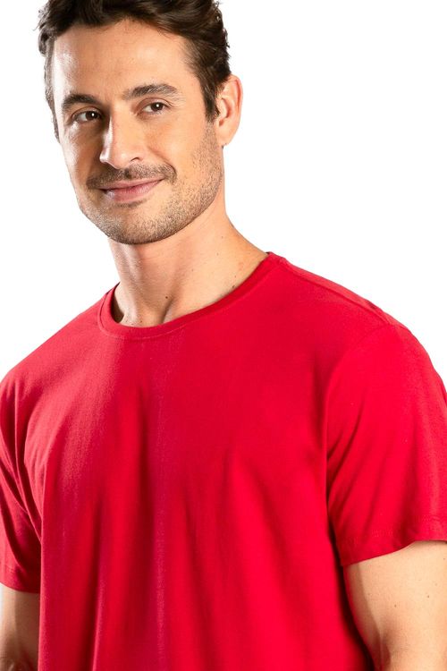 T-Shirt Básica Fit Vermelho