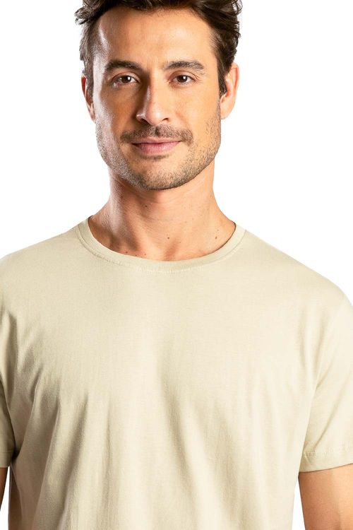 T-Shirt Básica Comfort Khaki