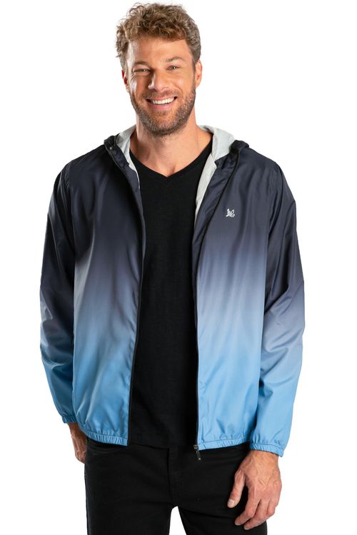 Jaqueta Corta Vento Azul