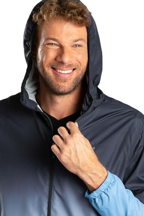 Jaqueta Corta Vento Azul