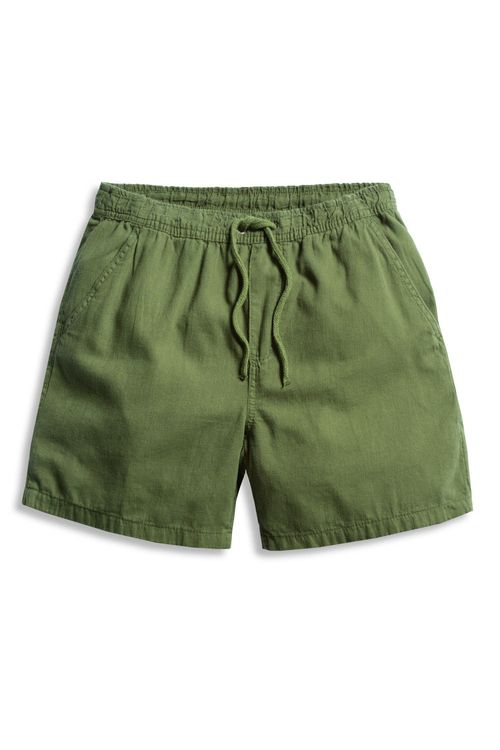 Short Liso Fio Tinto Verde