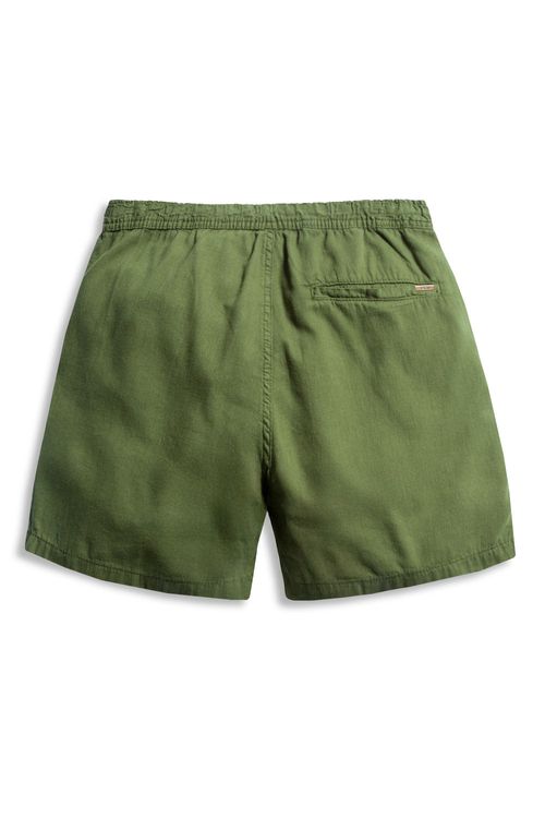 Short Liso Fio Tinto Verde