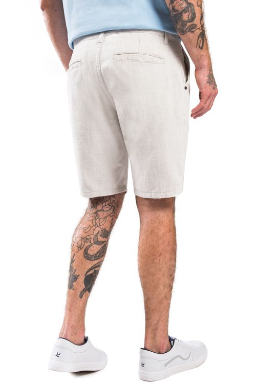 Bermuda Chino Flame Cinza