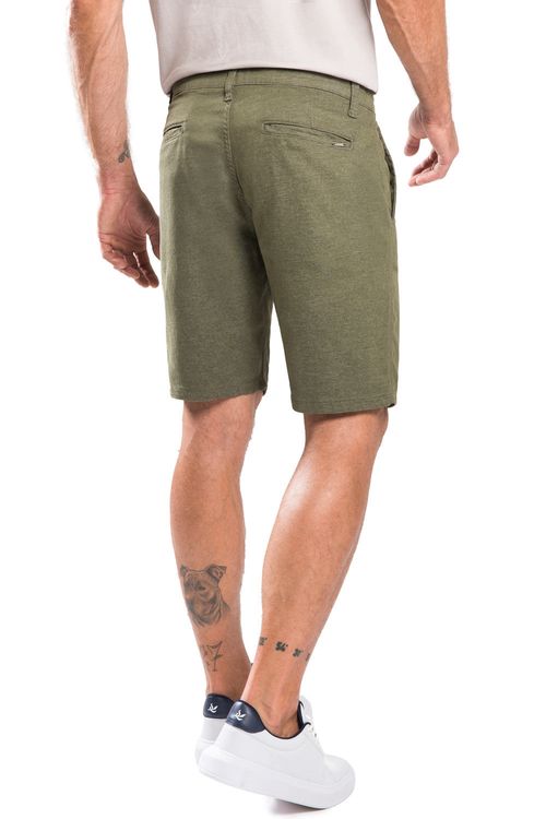 Bermuda Chino Flex Verde