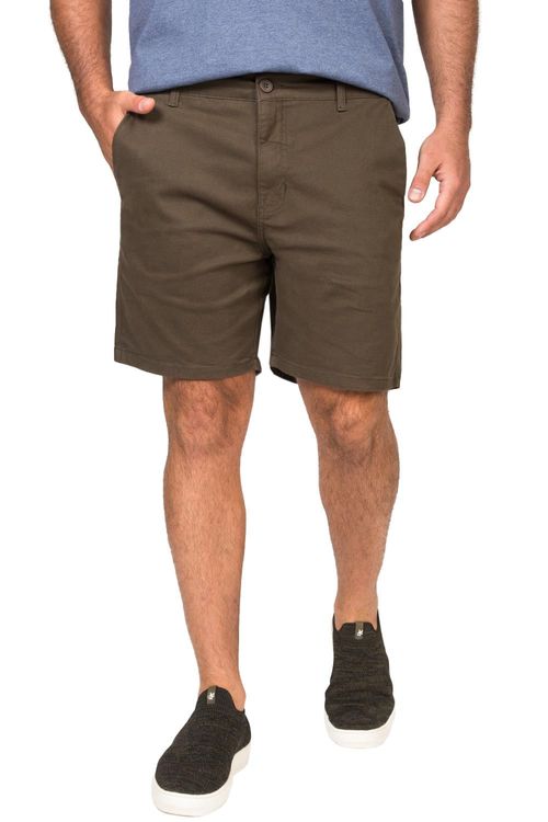 Bermuda Chino Flex Verde Escuro