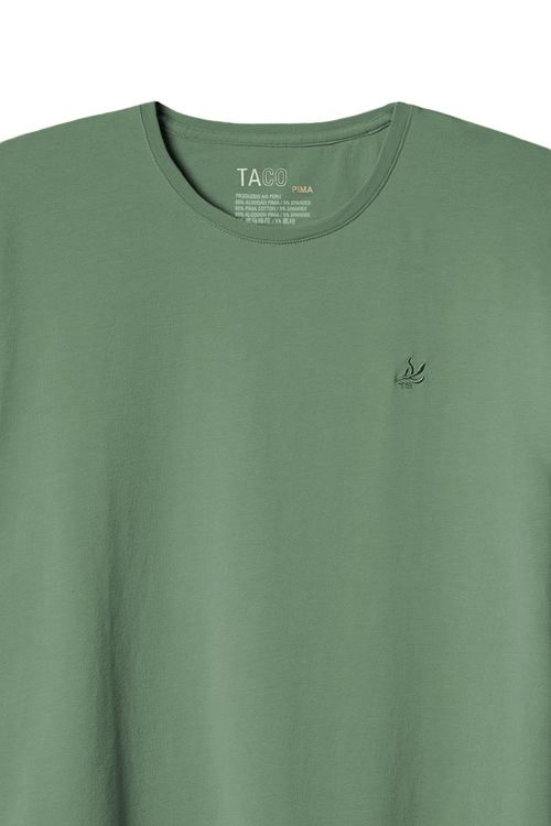 T-Shirt Básica Premium Pima Verde