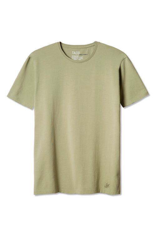 T-Shirt Básica Premium Jersey Verde Militar