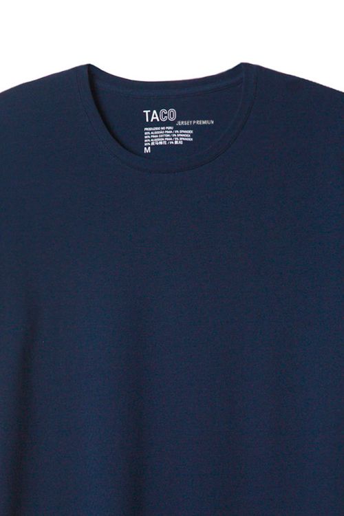 T-Shirt Básica Premium Jersey Azul Marinho