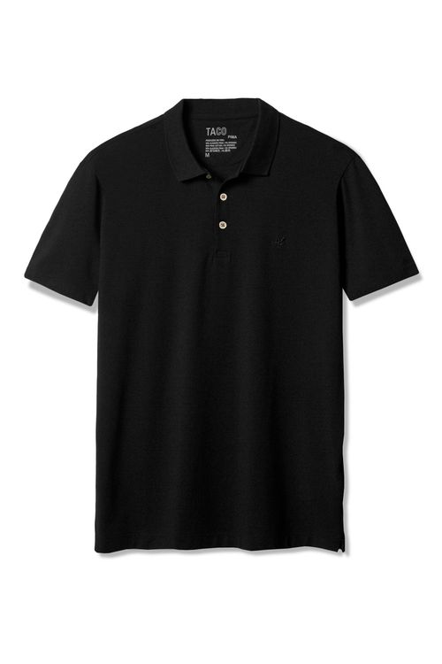 Polo Especial Pima Spandex Preta