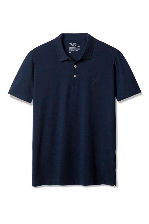 Polo Especial Pima Spandex Azul Marinho