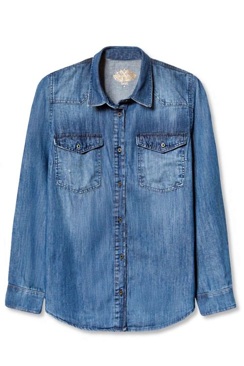Camisa Jeans Western Destroyer