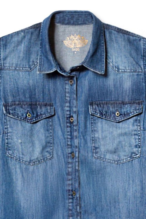 Camisa Jeans Western Destroyer