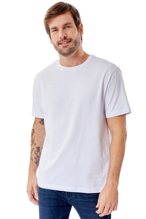 T-Shirt Básica Comfort Branca