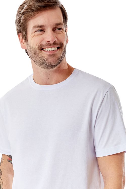 T-Shirt Básica Comfort Branca