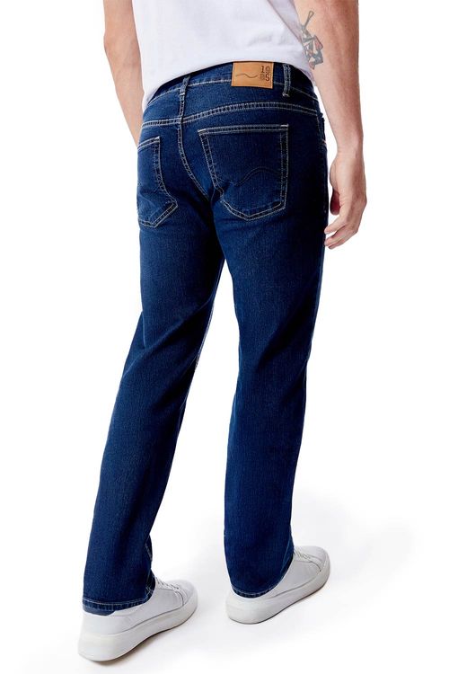Calça Jeans Straight Super Stone
