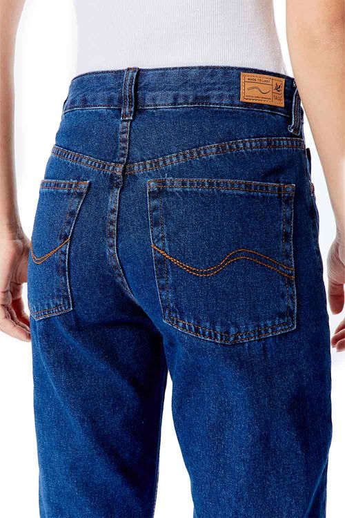 Calça Jeans Straight Basic Stone New