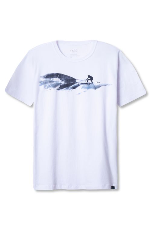 T-Shirt Estampada Soul Surfer Branca