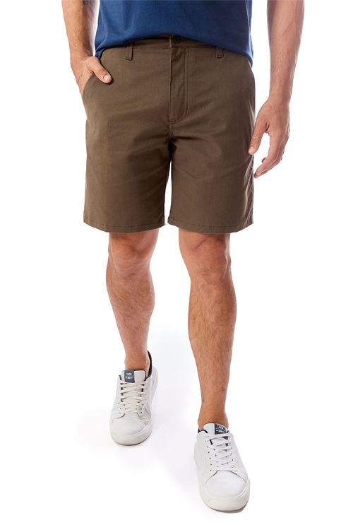 Bermuda Chino Flex Verde Musgo