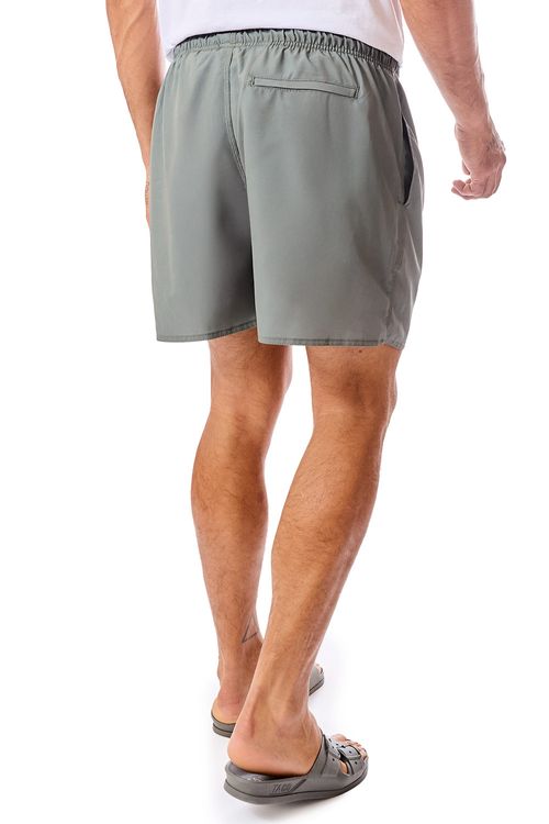 Short Estampado Flex Ocean King Verde Militar