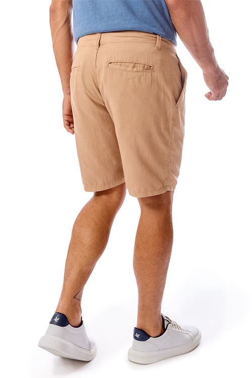Bermuda Chino Fio Tinto Khaki