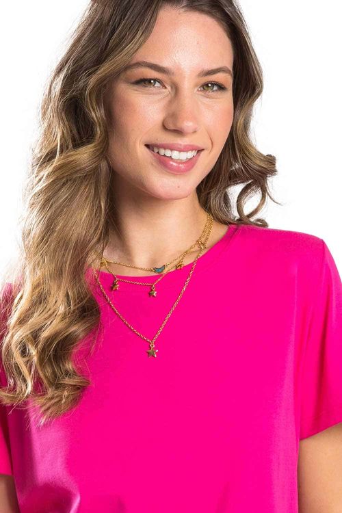 Blusa Básica Egípcia Premium Pink