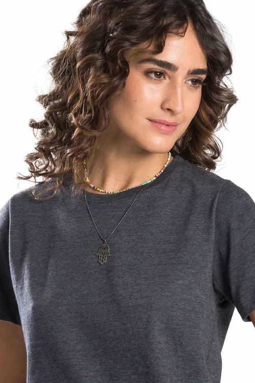 Blusa Básica Premium Cinza