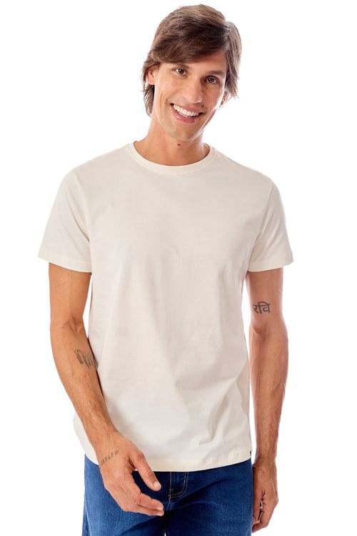 T-Shirt Básica Fit Cru