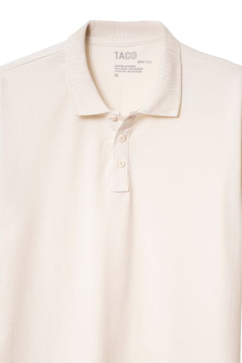 Polo Básica Fit Mescla Cru