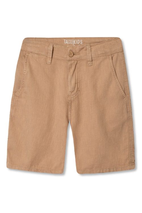 Bermuda Chino Infantil Fio Tinto Khaki