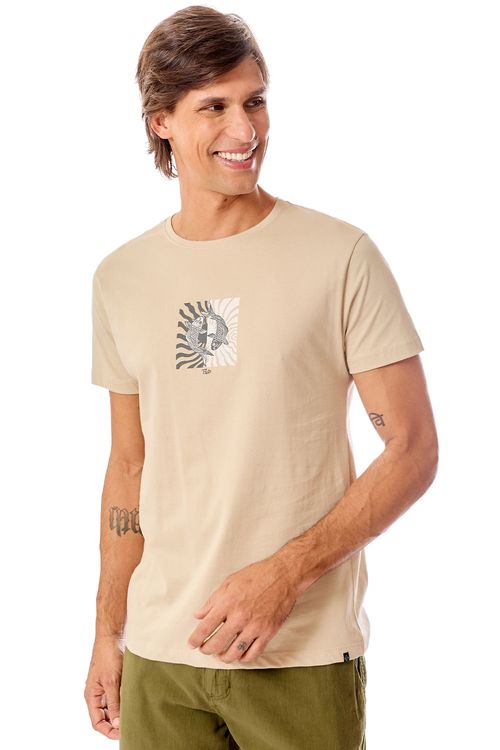 T-Shirt Estampada Wisdom Khaki
