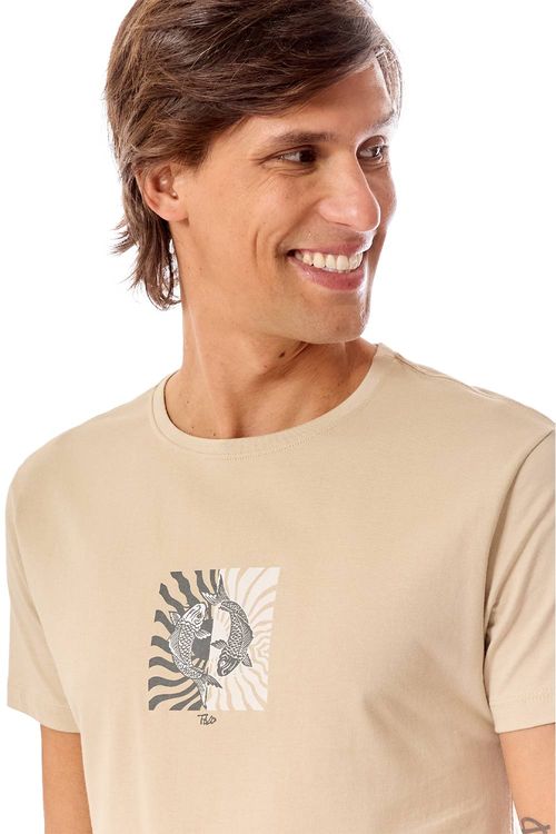 T-Shirt Estampada Wisdom Khaki