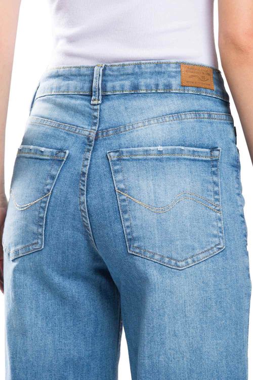 Calça Jeans Wide Leg Flex Premium Destroyer