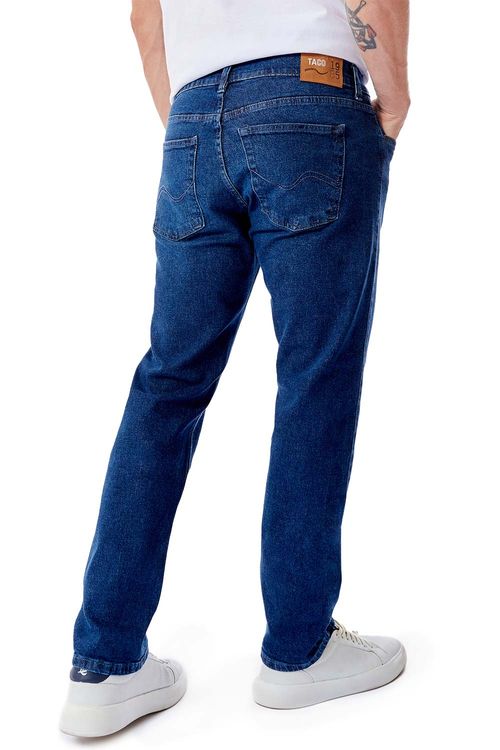 Calça Jeans Straight Flex Super Stone
