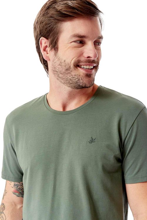 T-Shirt Básica Premium Pima Verde