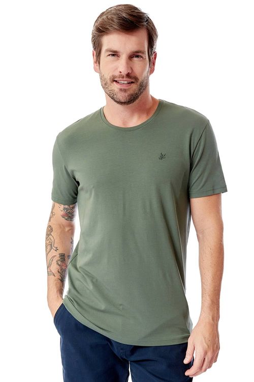 T-Shirt Básica Premium Pima Verde