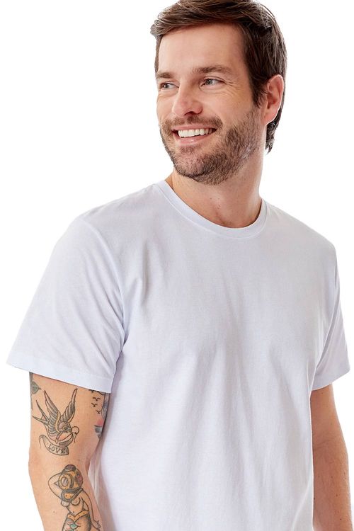 T-Shirt Básica Comfort Branco