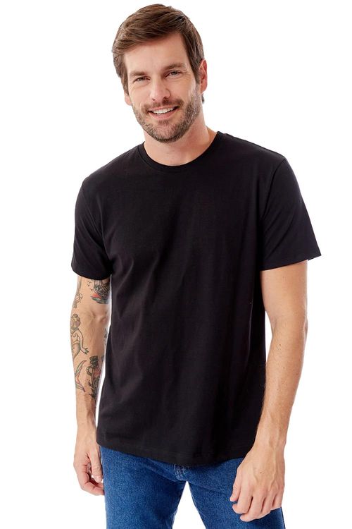 T-Shirt Básica Comfort Preto